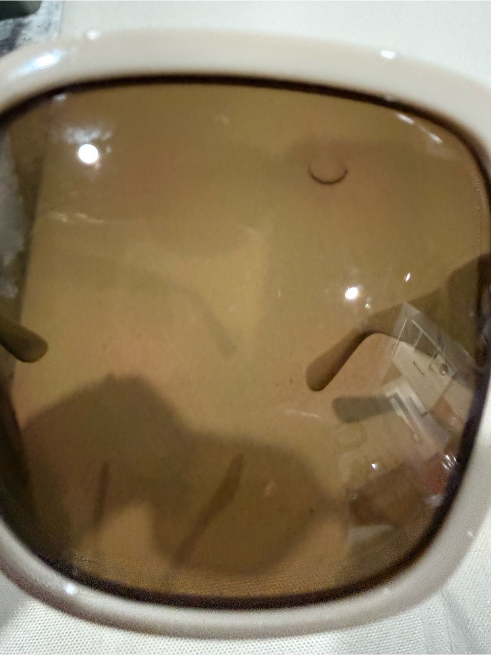 Peepers Cream Frame Women's Sunglasses with Brown Lenses - Picture 8 of 8